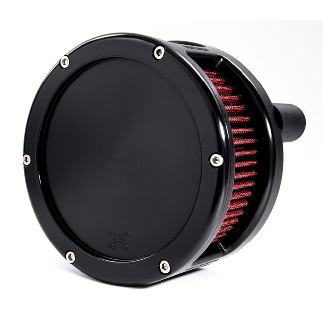 Feuling, BA air cleaner. Black. Solid cover