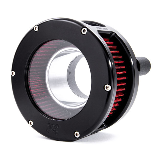 Feuling, BA air cleaner, Black. Clear cover