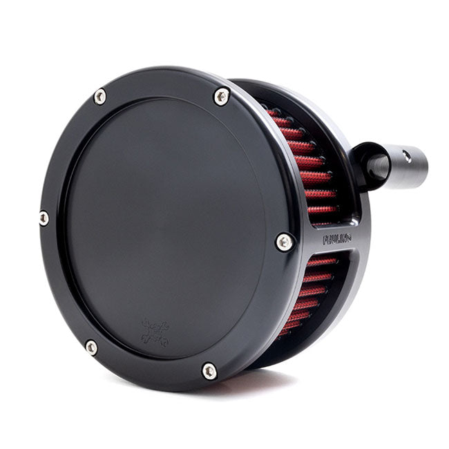 Feuling, BA air cleaner kit. Black. Solid cover