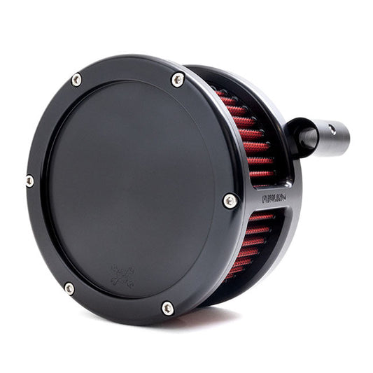 Feuling, BA air cleaner kit. Black. Solid cover