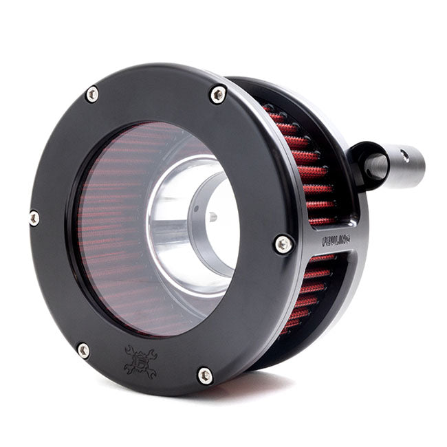Feuling, BA air cleaner kit. Black. Clear cover