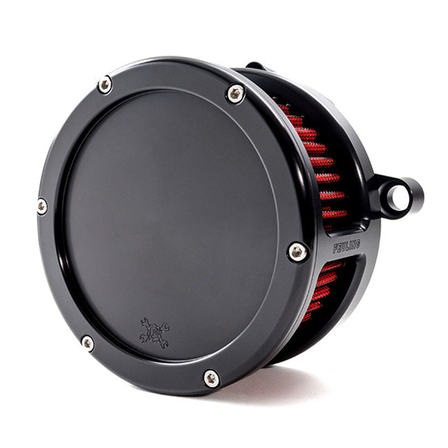 Feuling, BA air cleaner kit, Black. Solid cover