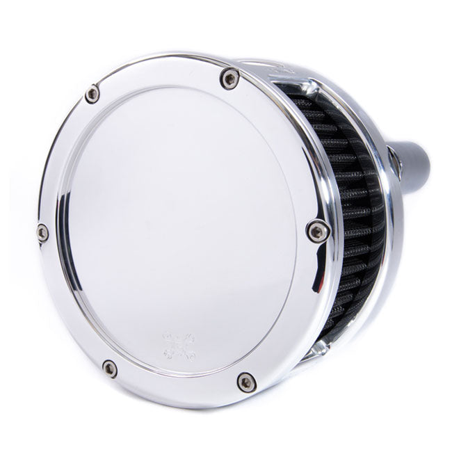 Feuling, BA air cleaner Chrome Black filter Solid cover