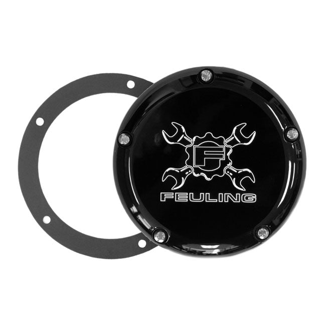 Feuling, derby cover Gear Cross Wrench Black CC
