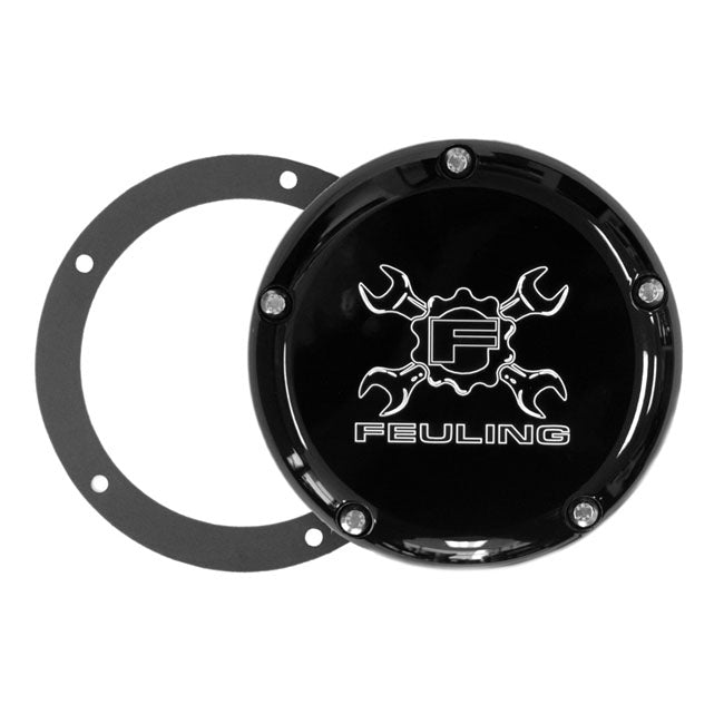 Feuling, derby cover Gear Cross Wrench Black CC