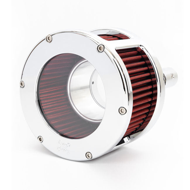 Feuling, BA Race Series air cleaner. Chrome. Clear cover