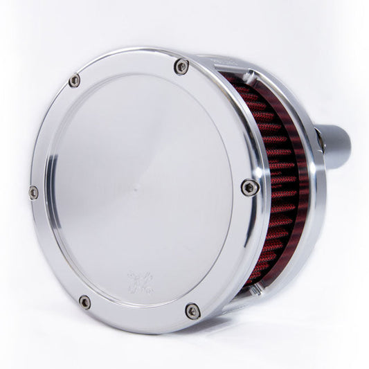 Feuling, BA air cleaner. Raw. Red filter. Solid cover