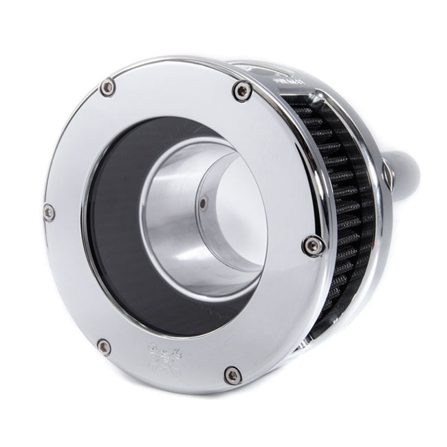 Feuling, BA air cleaner Chrome Black filter Clear cover
