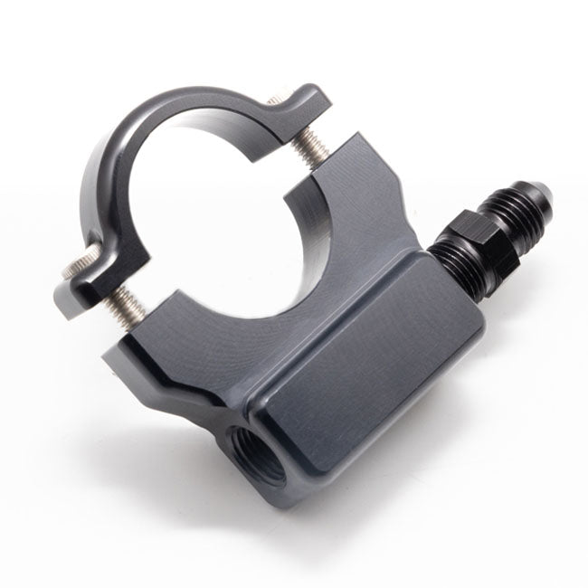 Feuling, 1-1/4" handlebar oil pressure gauge mount