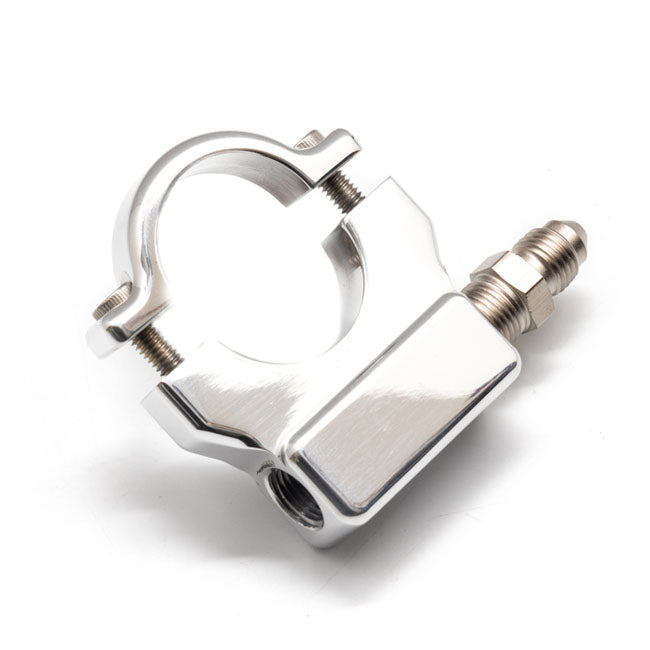 Feuling, 1-1/4" handlebar oil pressure gauge mount