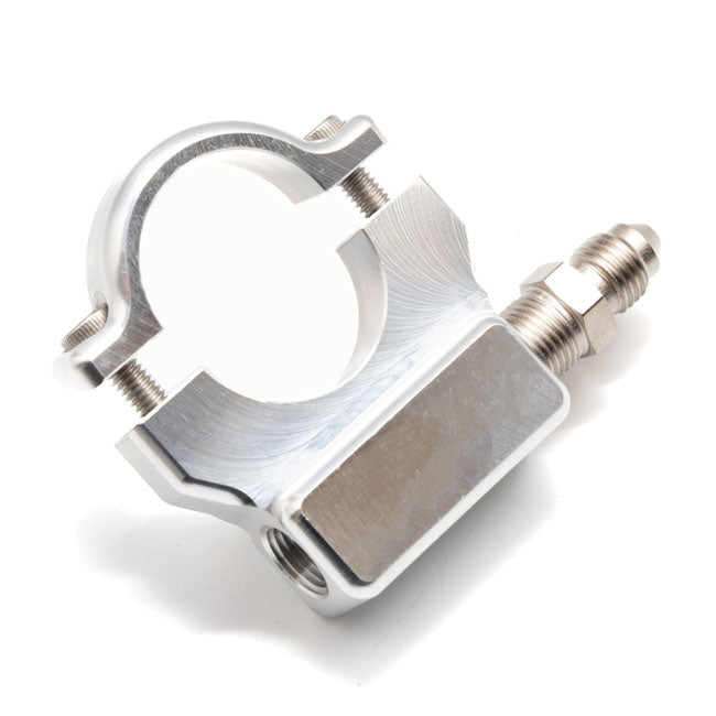 Feuling, 1-1/4" handlebar oil pressure gauge mount