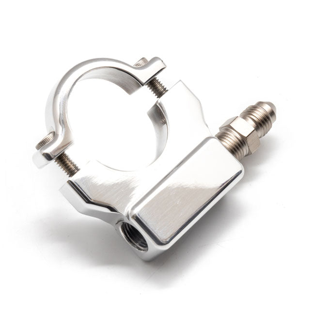 Feuling, 1-1/4" handlebar oil pressure gauge mount