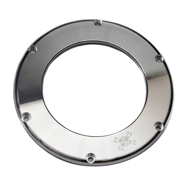 Feuling, replacement BA air filter cover. Raw. Clear