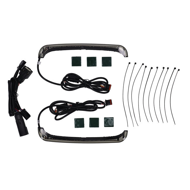 Custom Dynamics, Dual Color Sequential Low Profile Saddlebag