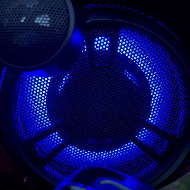 Custom Dynamics, ProGLOW LED fairing speaker lights. Upper