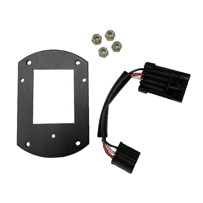 Custom Dynamics, Low Rider ProBEAM headlamp mount kit. Black
