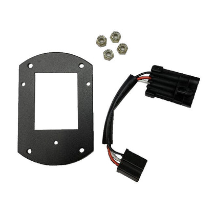 Custom Dynamics, Low Rider ProBEAM headlamp mount kit. Black