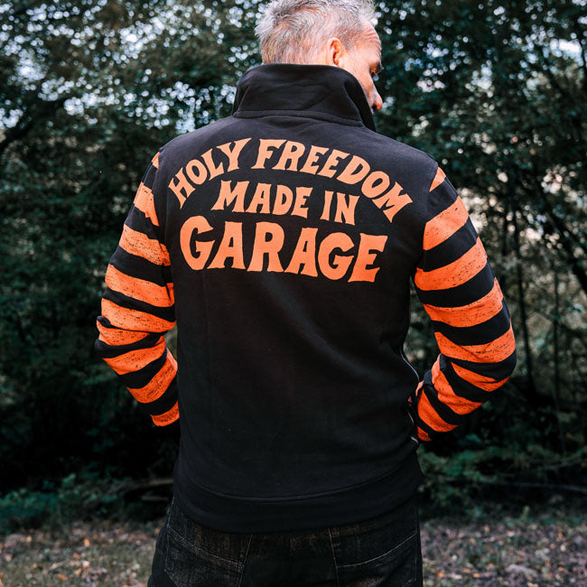 Holy Freedom Garage zip sweatshirt