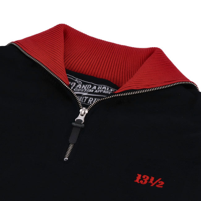 13 1/2 Outlaw half-zip sweater