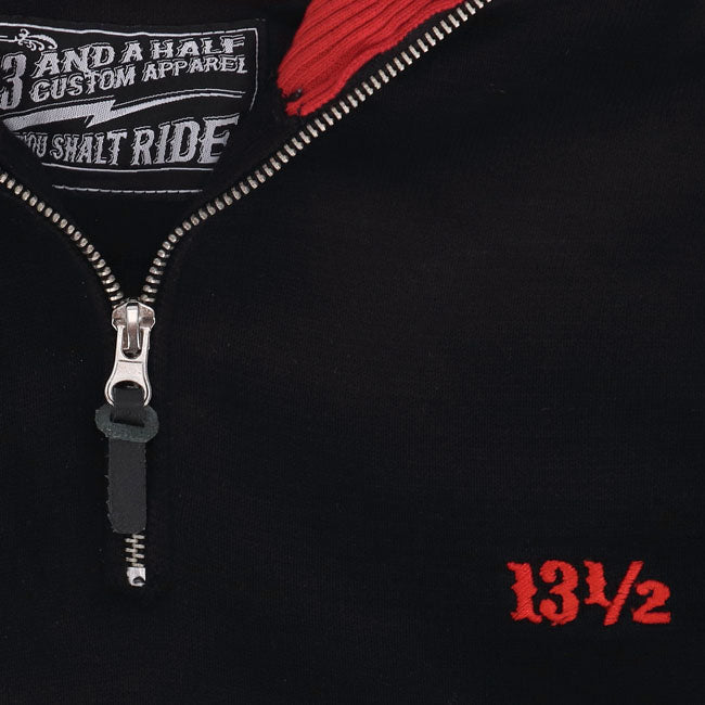 13 1/2 Outlaw half-zip sweater