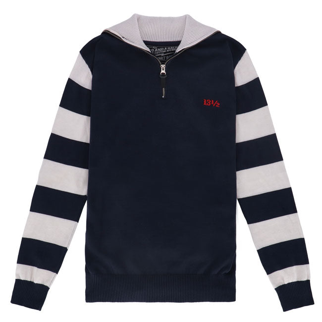 13 1/2 Outlaw half-zip sweater