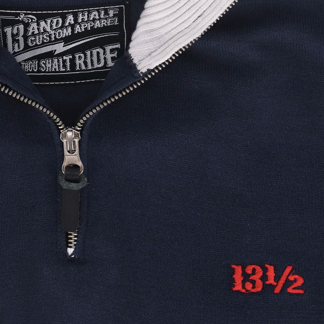 13 1/2 Outlaw half-zip sweater