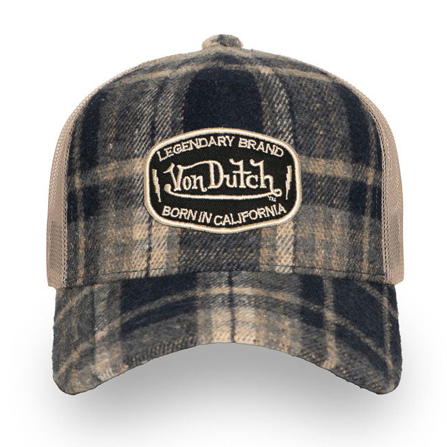 Von Dutch Carreaux cap gray