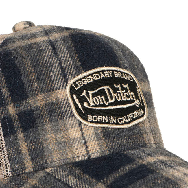 Von Dutch Carreaux cap gray