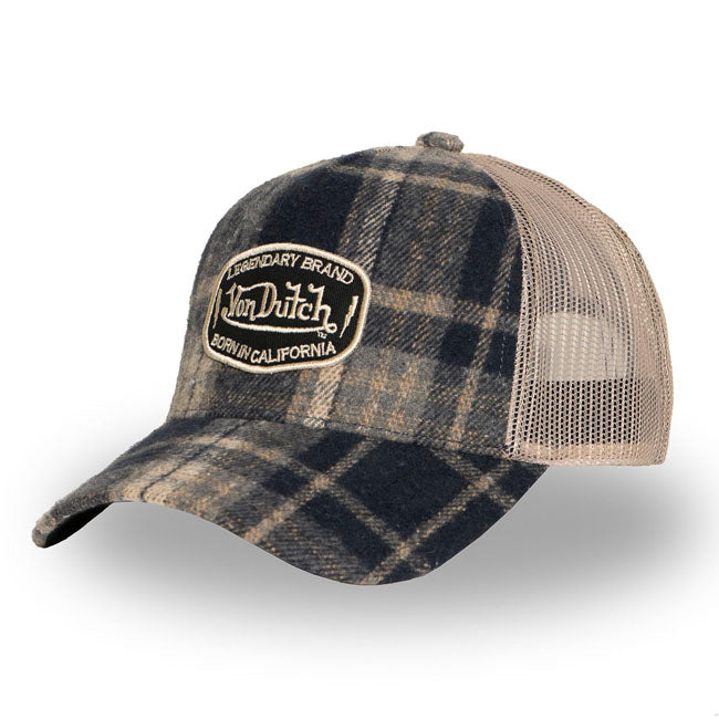 Von Dutch Carreaux cap gray