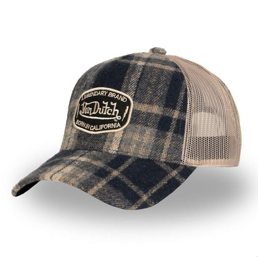 Von Dutch Carreaux cap gray