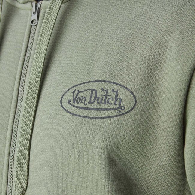 Von Dutch Logo zip hoodie