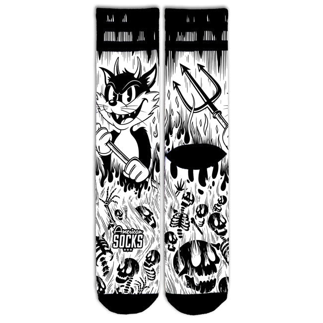 American Socks Evil Cat Signature socks