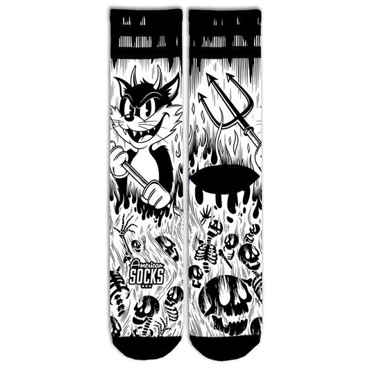 American Socks Evil Cat Signature socks