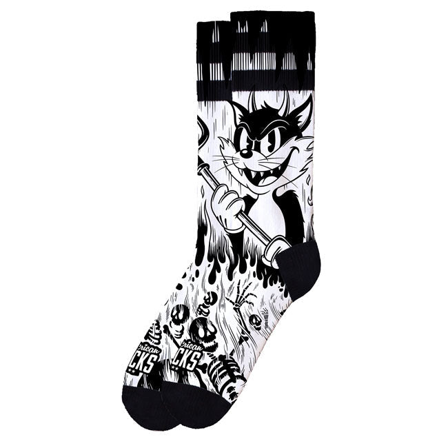 American Socks Evil Cat Signature socks