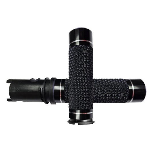 Avon Grips, K25 grips e-throttle. Black anodized