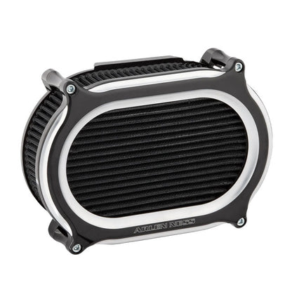 Arlen Ness, Stage II Oval Upgrade air cleaner kit. Black CC