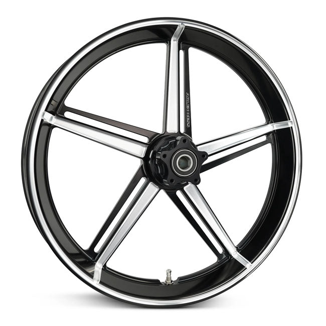 Arlen Ness, 21 x 3.25" Factory 24 rim. Black CC