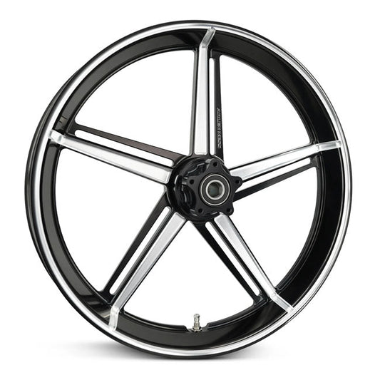 Arlen Ness, 21 x 5.5" Factory 24 rim. Black CC
