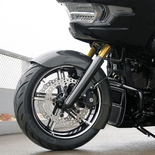 Arlen Ness, 18 x 5.50 Factory 24 wheel. Front. Black CC