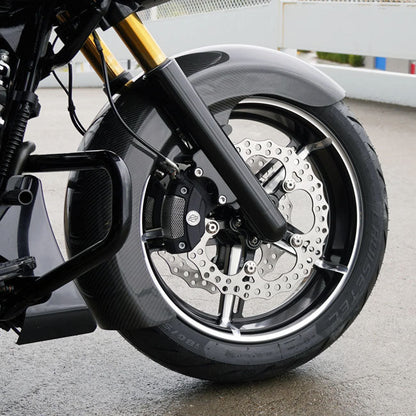 Arlen Ness, 18 x 5.50 Factory 24 wheel. Front. Black CC