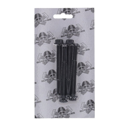 Screws4Bikes, crankcase bolt kit. Titan 2Drive. Black