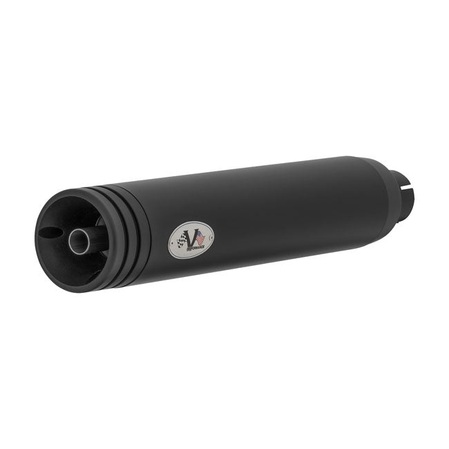 V Performance, 114mm Double Ring slip-on mufflers. Black Cer