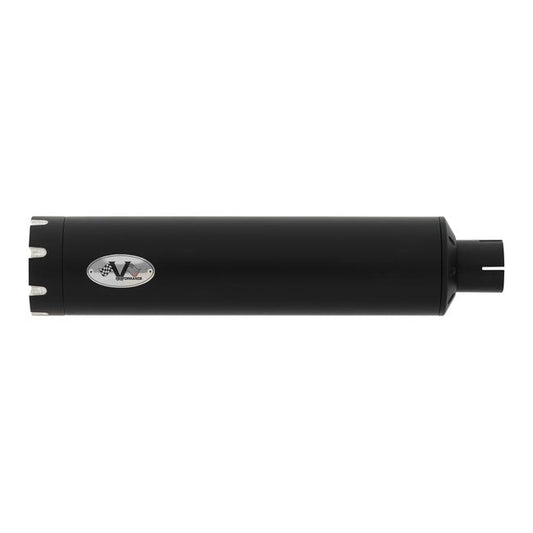 V Performance, 114mm Revolver slip-on mufflers. Black Cerami
