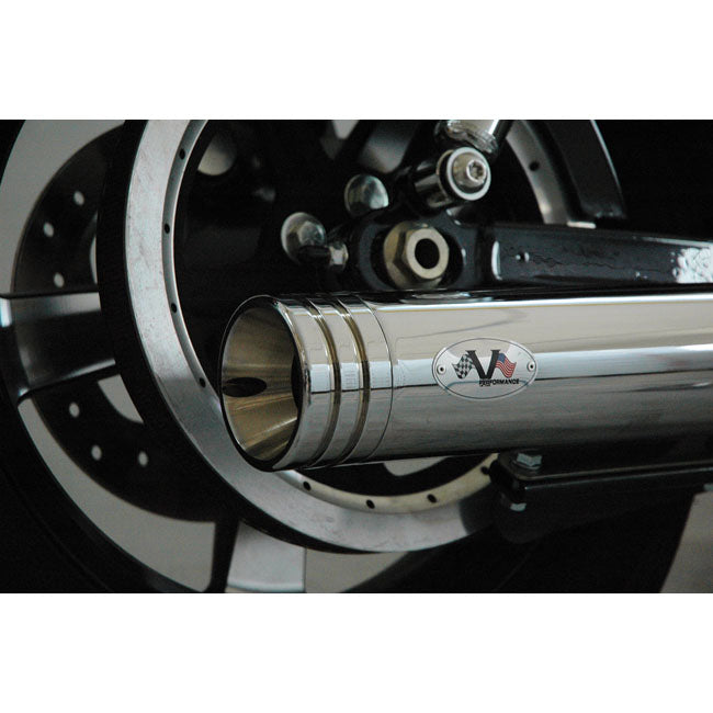V Performance, 80mm Double Ring slip-on mufflers