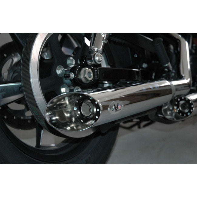 V Performance, 80mm Slash Cut slip-on mufflers