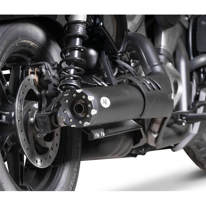 V Performance slip on muffler for Nightster. Black