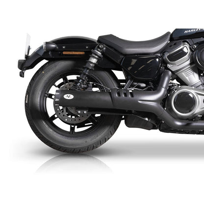 V Performance slip on muffler for Nightster. Black