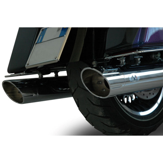 V Performance, Banger slip-on mufflers. Chrome