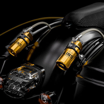 Kraus, Remote Reservoir Mounts for Fox. Black anodized
