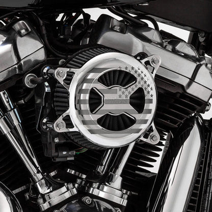 Vance & Hines, VO2 America air cleaner assembly. Chrome